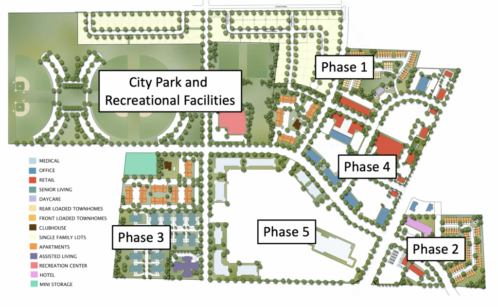 Ephraim Crossing site map